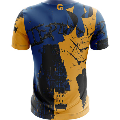 Kids Batman Hero Guardian All-Over Sublimation T-Shirt – Premium Soft Fabric & Bold Comic Design